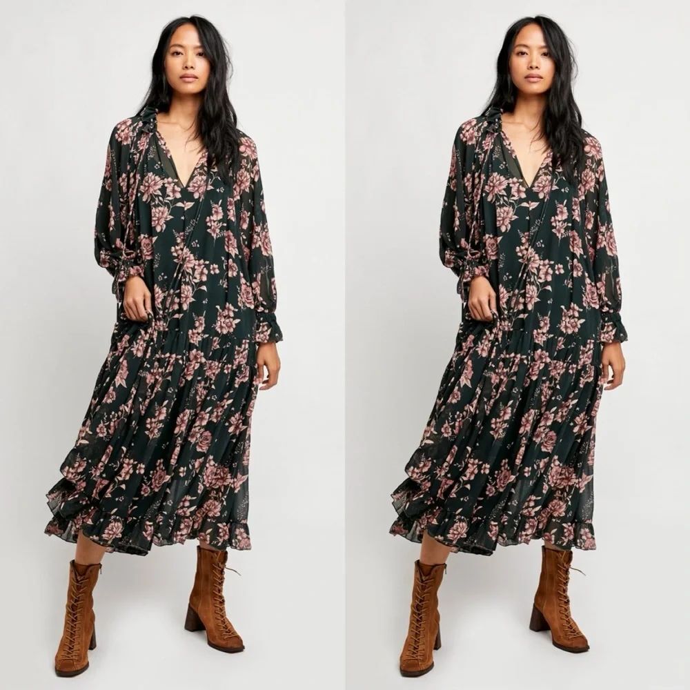 Free People Feeling Groovy Maxi Dress